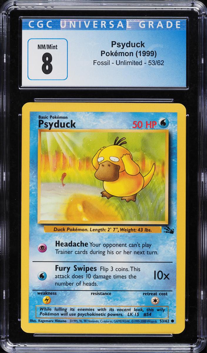 Psyduck 1999 Pokemon Fossil