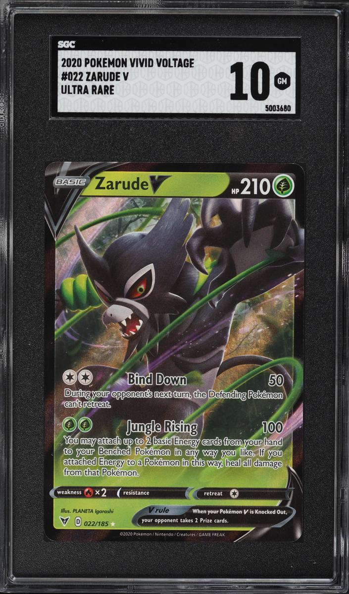 Zarude V Holo 2020 Pokemon Vivid Voltage