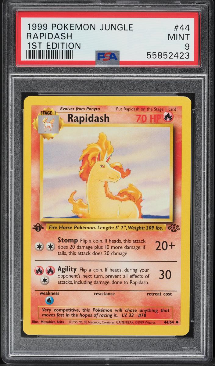 Rapidash 1999 Pokemon Jungle 1st Edition