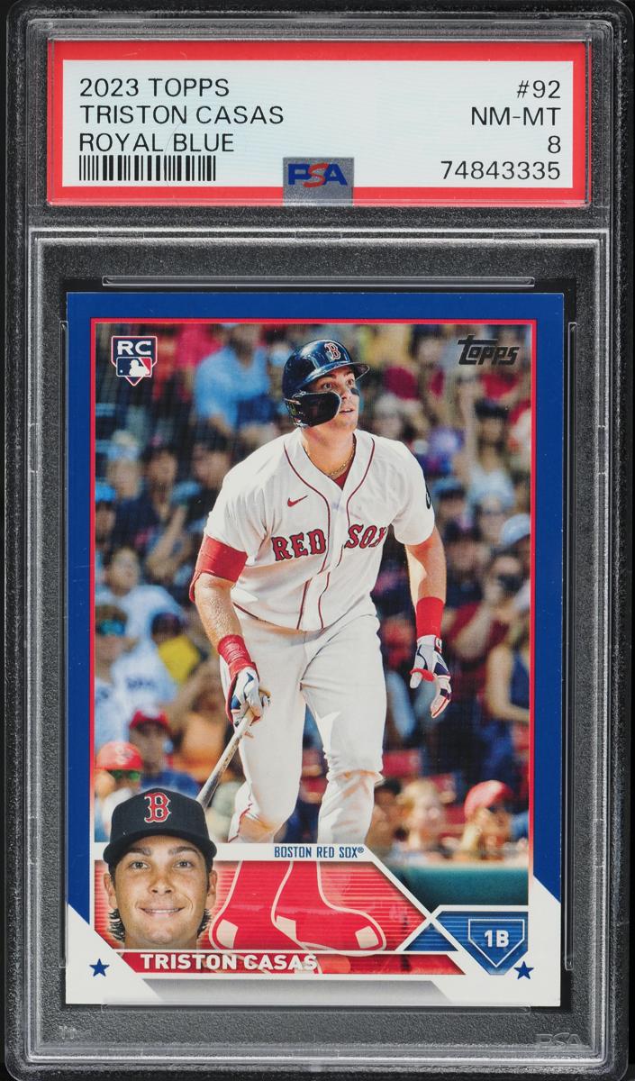 2023 Topps Baseball Royal Blue Triston Casas #92