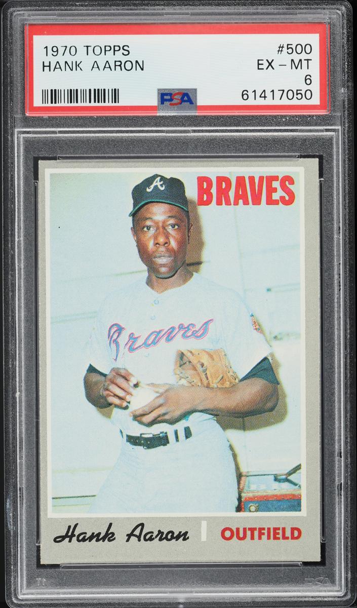 1970 Hank Aaron Topps Baseball #500