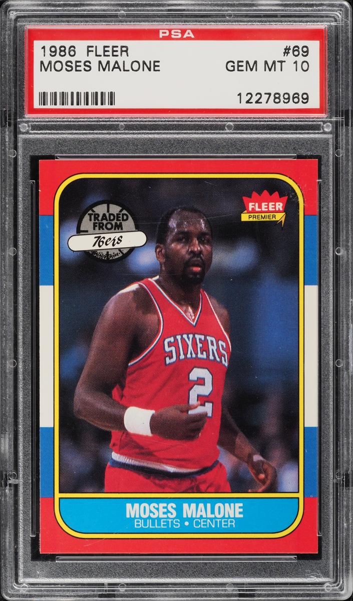 Moses Malone 1986 Fleer Basketball