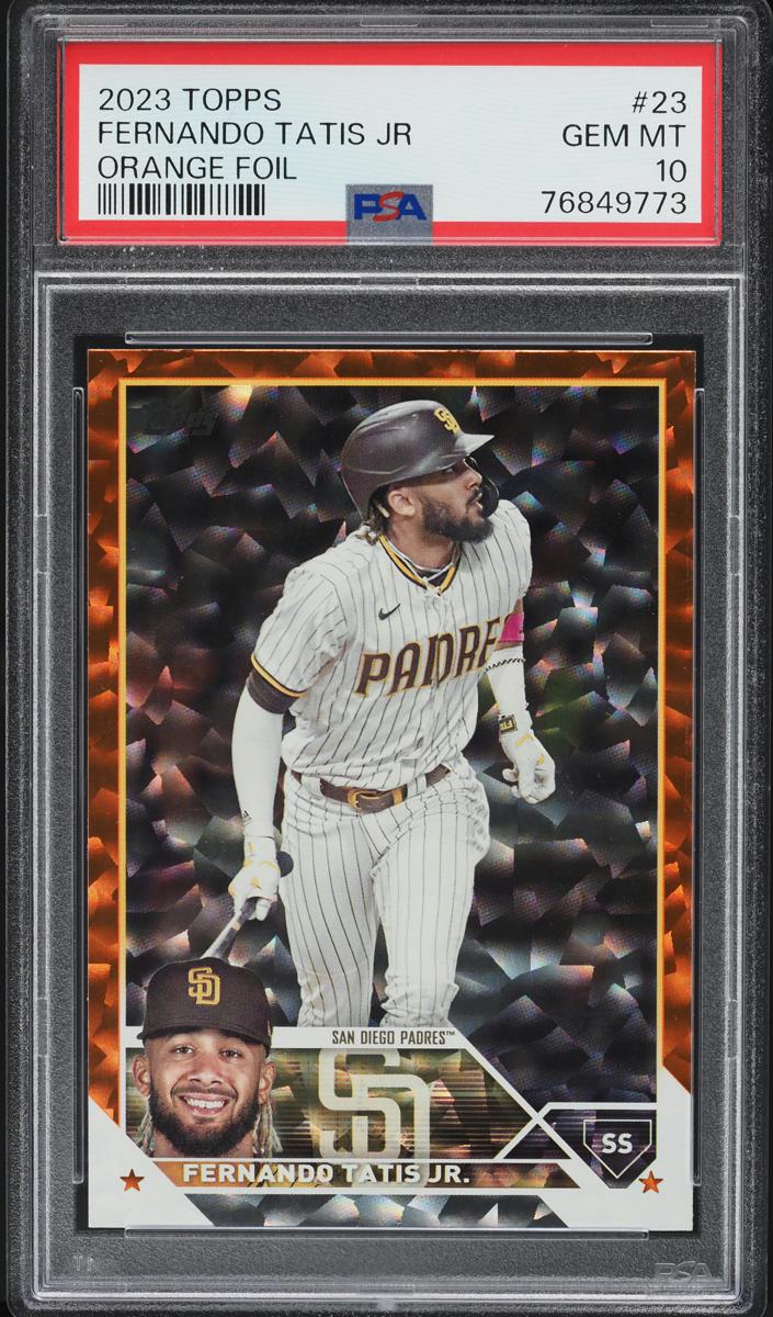 2023 Topps Baseball Orange Foil Fernando Tatis Jr. #23