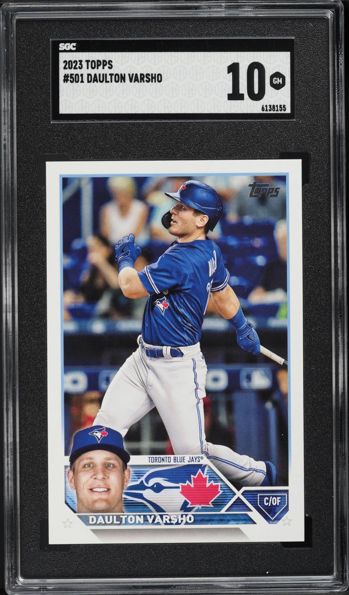 2023 Topps Baseball Daulton Varsho #501 SGC 9
