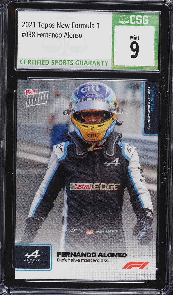 2021 Fernando Alonso [Checker Flag] #38