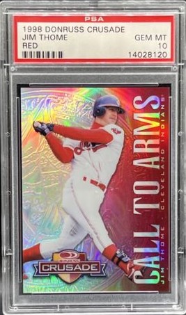 1998 Donruss Baseball Red Jim Thome #19
