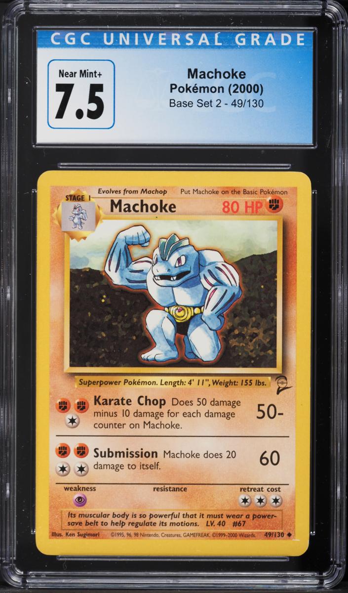 Machoke 2000 Pokemon Base Set II
