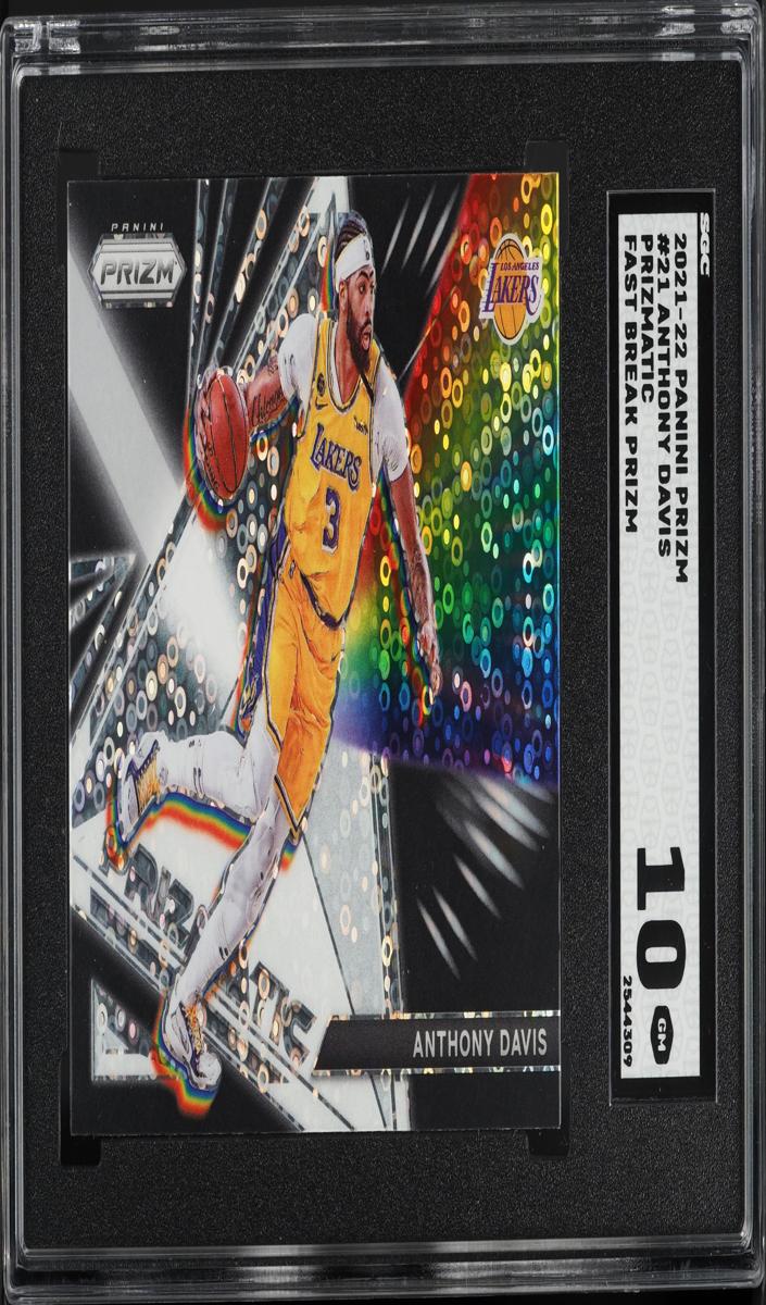 2021 Panini Prizm Anthony Davis #21 card