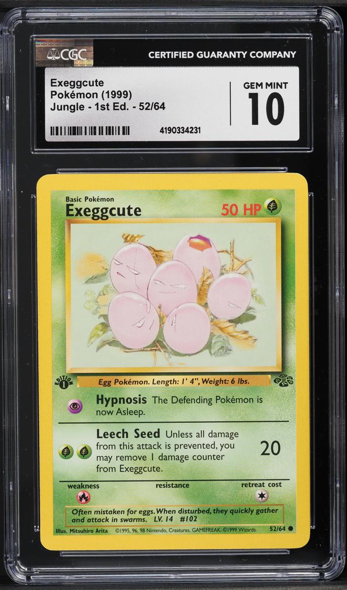 Exeggcute 1999 Pokemon Jungle 1st Edition