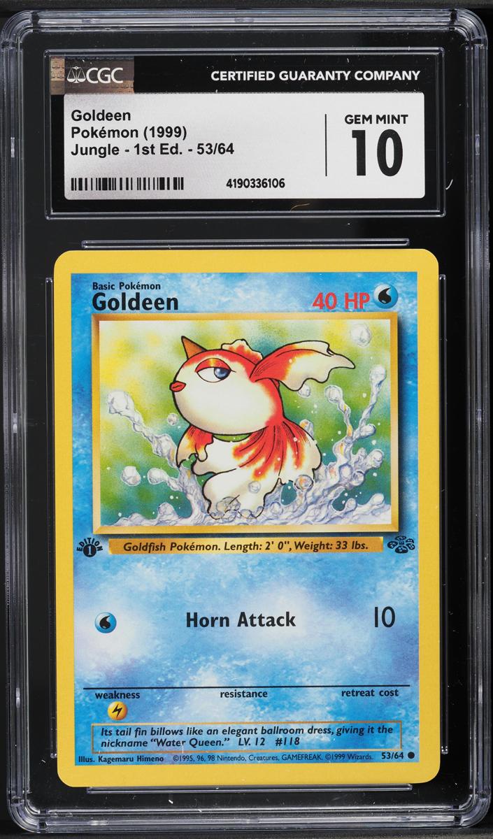 Goldeen 1999 Pokemon Jungle 1st Edition