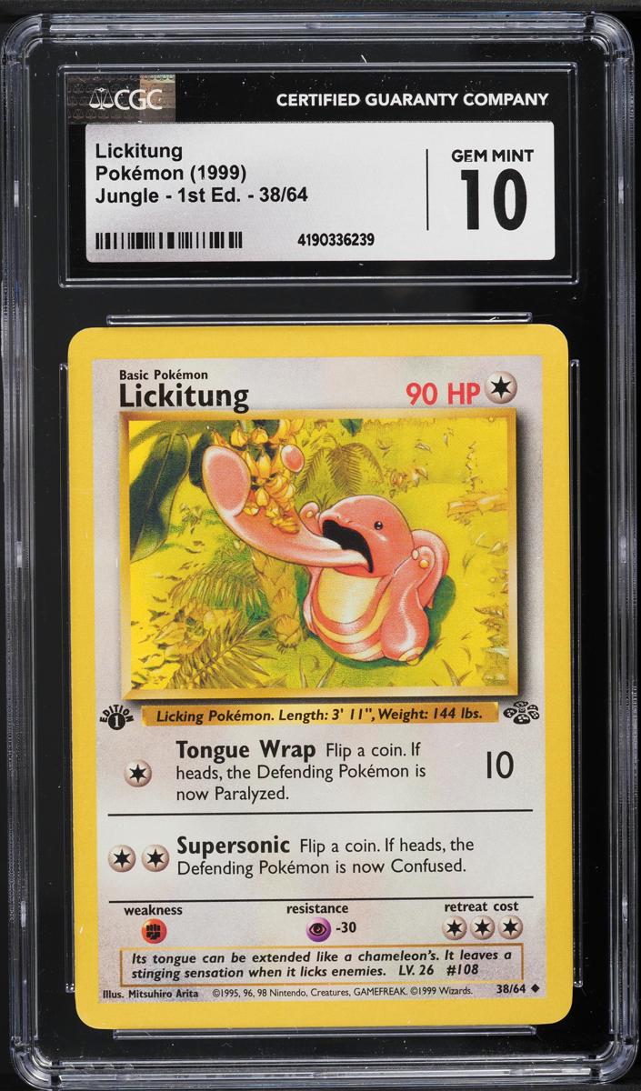 Lickitung 1999 Pokemon Jungle 1st Edition