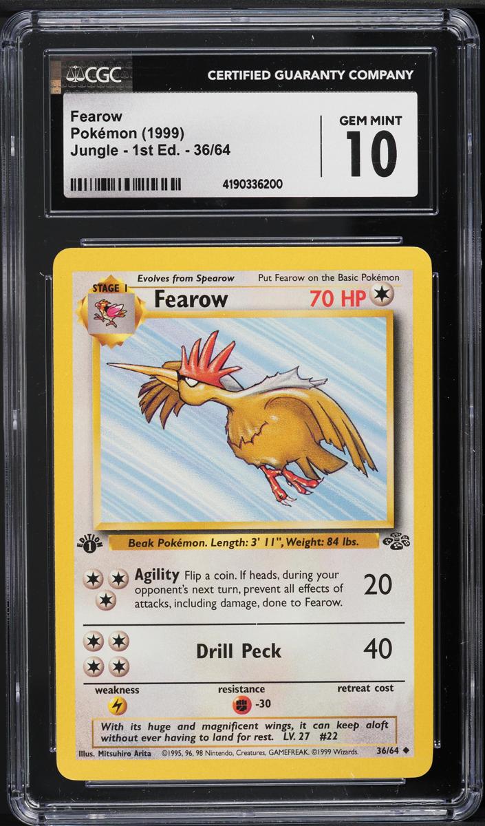 Fearow 1999 Pokemon Jungle 1st Edition