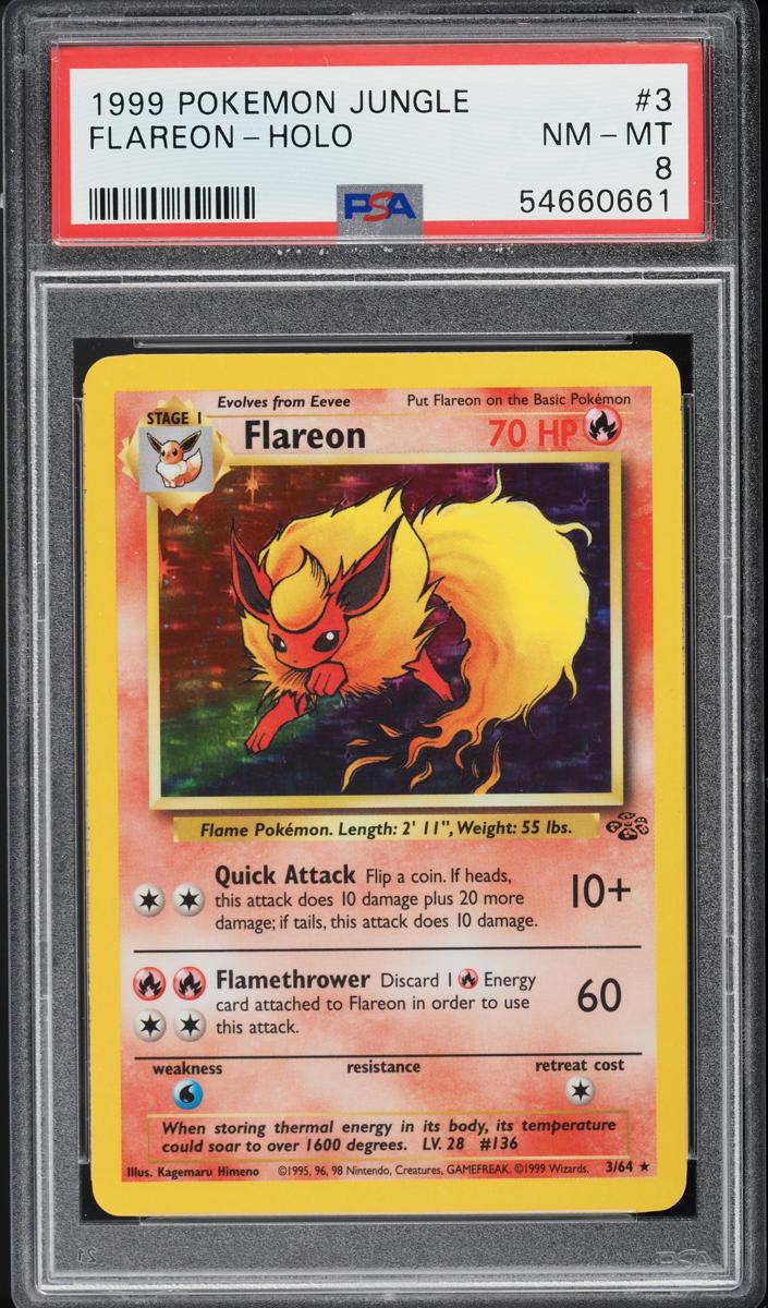 Flareon Holo 1999 Pokemon Jungle