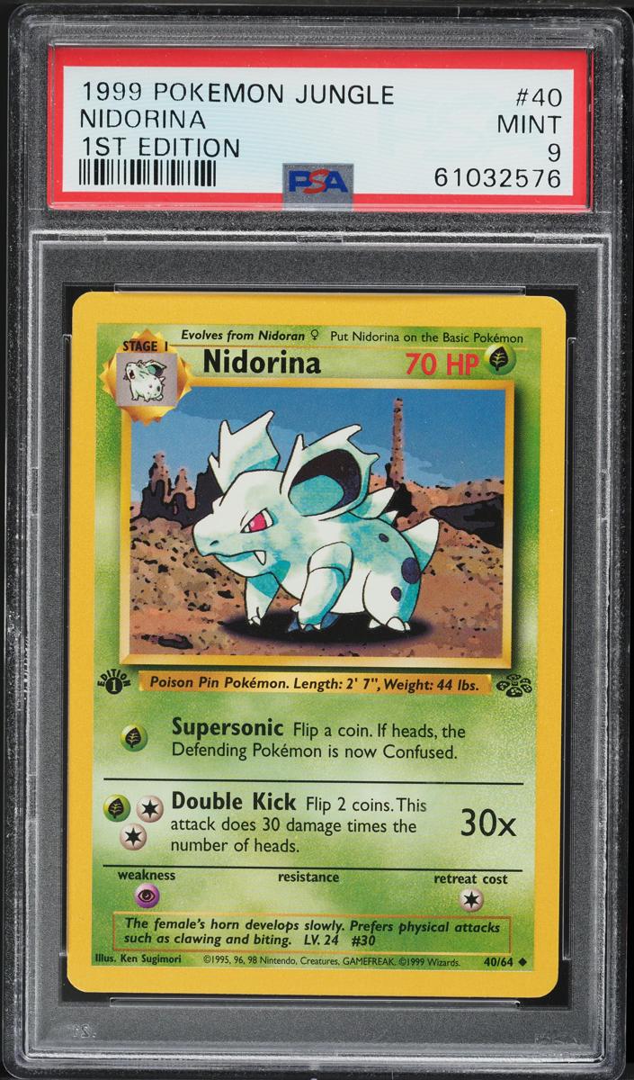 Nidorina 1999 Pokemon Jungle 1st Edition
