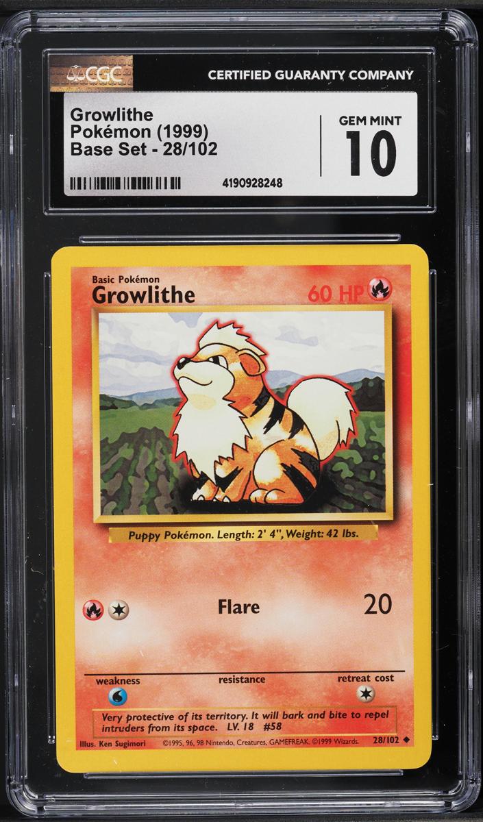 Growlithe 1999 Pokemon Base Set