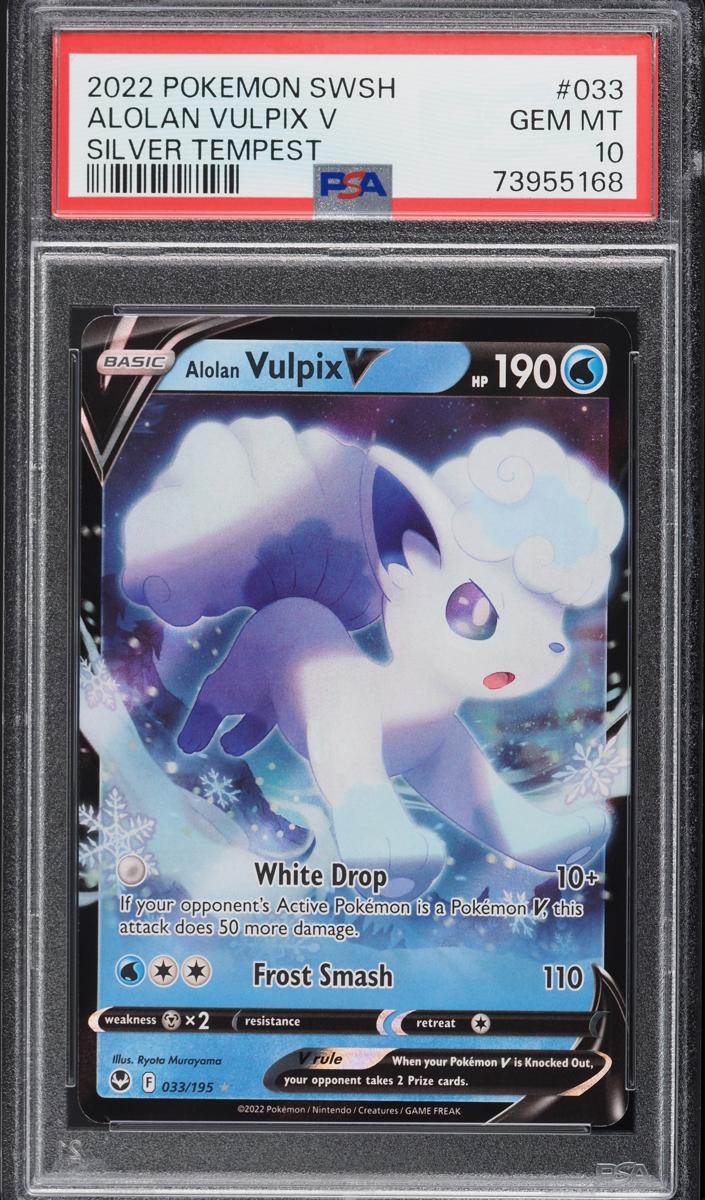 Alolan Vulpix V 2022 Pokemon Silver Tempest