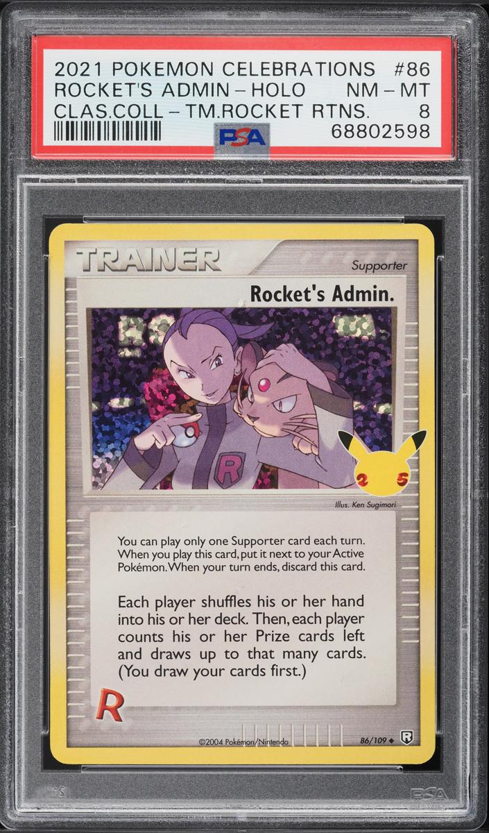 Rocket's Admin Holo 2021 Pokemon Celebrations Classic Collection