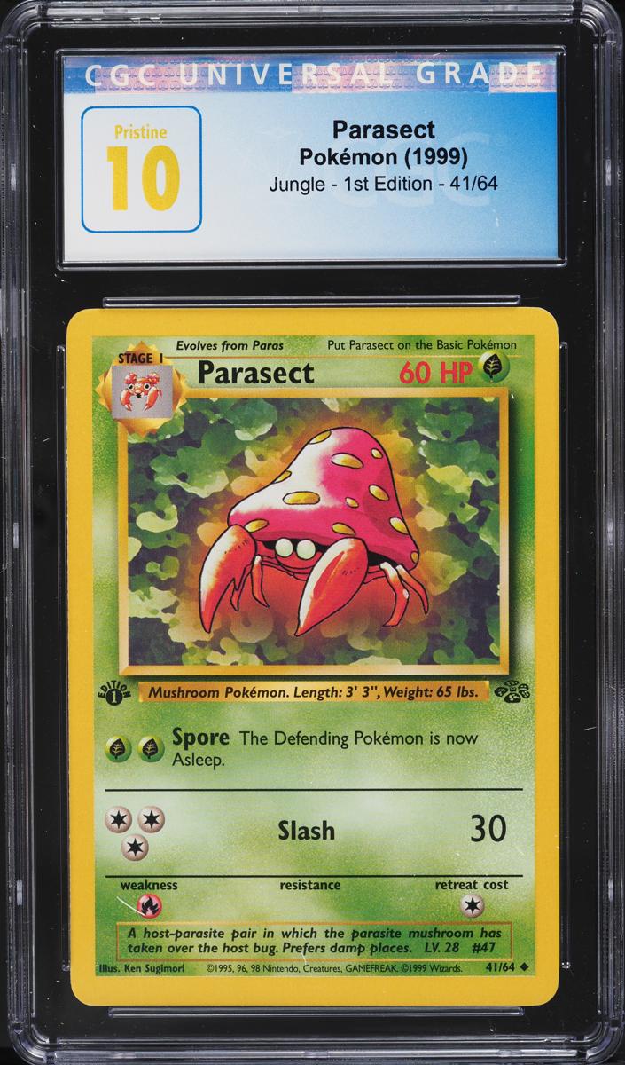 Parasect 1999 Pokemon Jungle 1st Edition