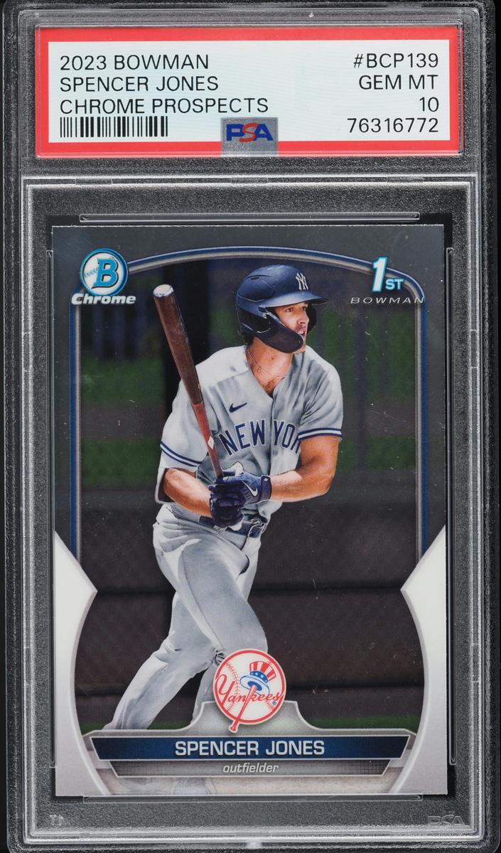 Spencer Jones - 2023 Bowman Chrome Prospects Baseball