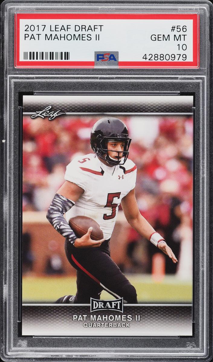 Patrick Mahomes II 2017 Leaf Draft Football
