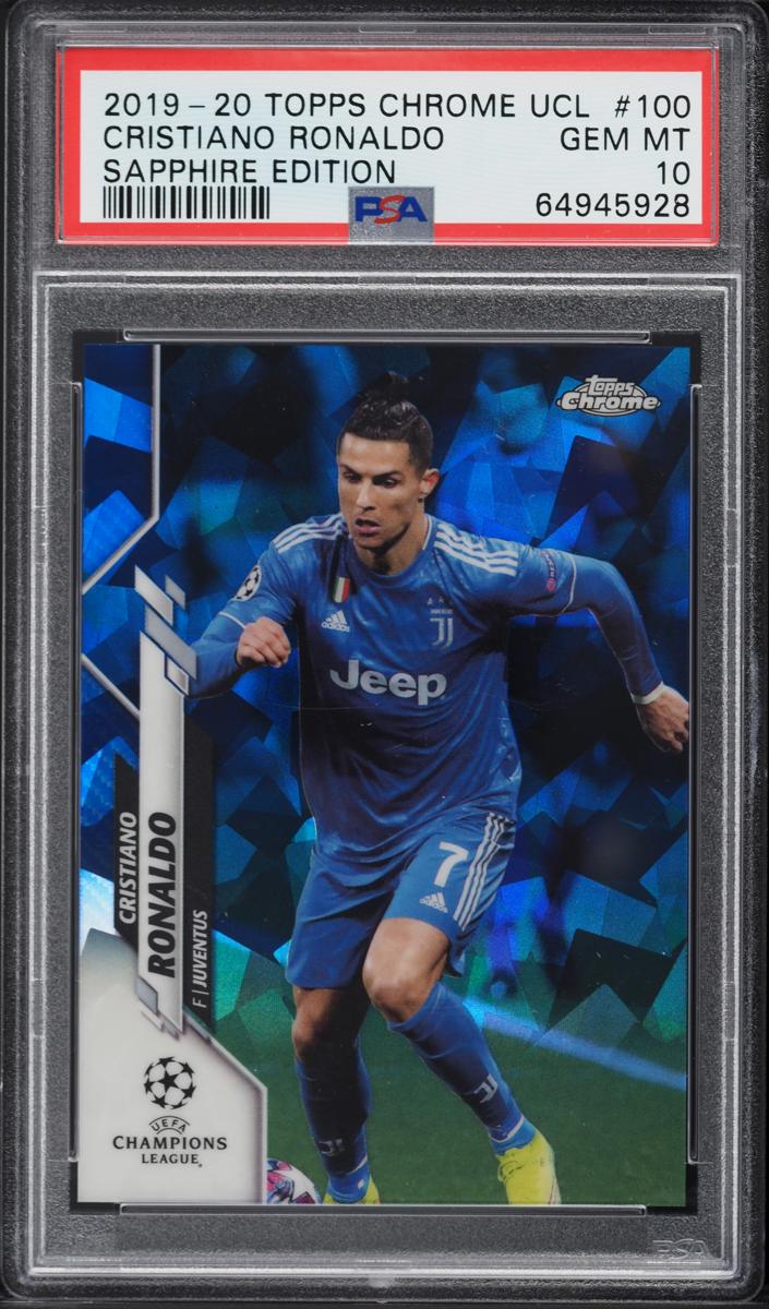 Cristiano Ronaldo - 2019 Topps Chrome Sapphire UEFA Champions League Soccer