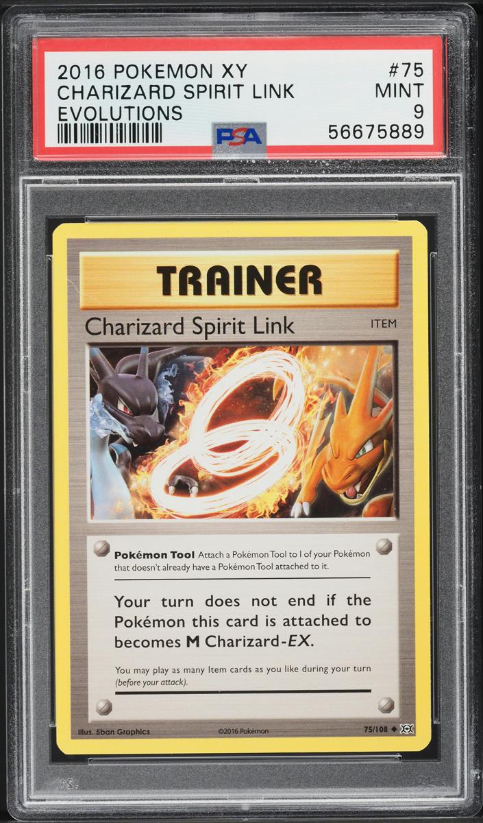 Charizard Spirit Link 2016 Pokemon XY Evolutions