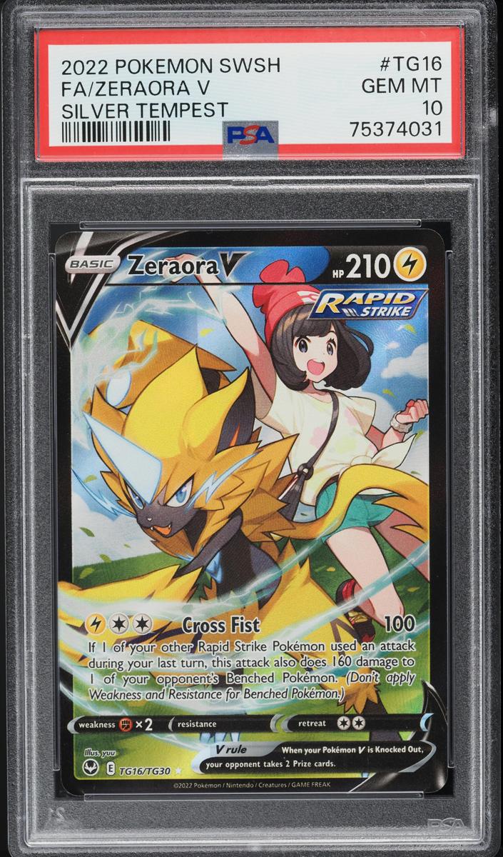 Zeraora V 2022 Pokemon Silver Tempest Full Art