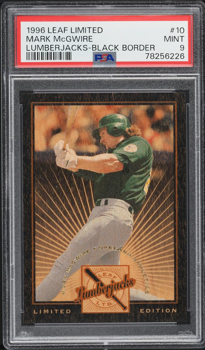 1996 Leaf Limited Baseball Black Mark McGwire #10