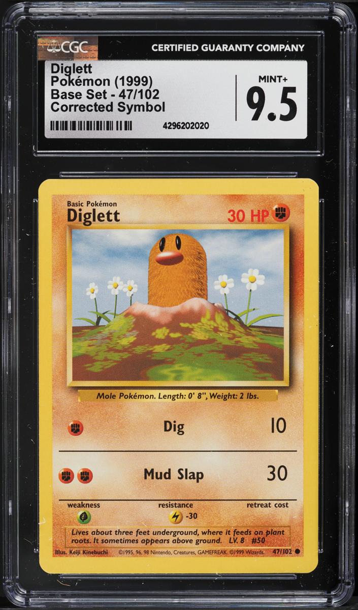 Diglett 1999 Pokemon Base Set