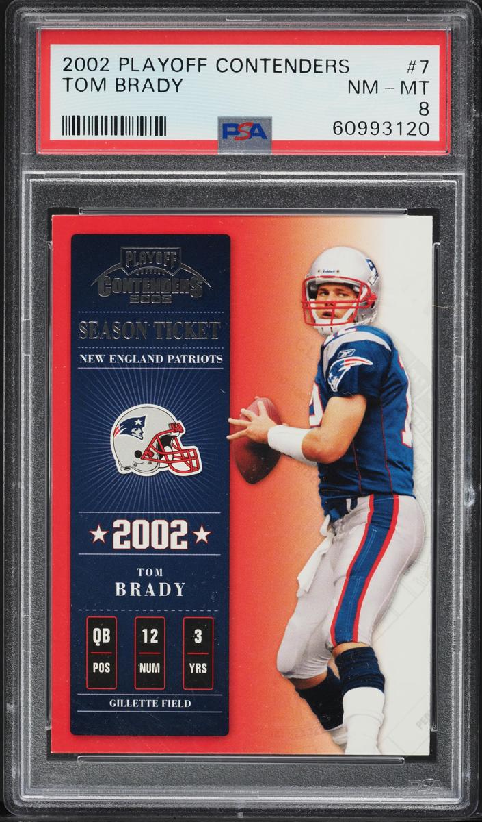 Tom Brady - 2002 Playoff Contenders Football