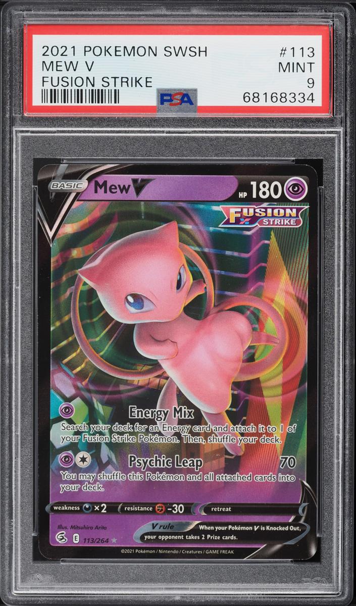 Mew V 2021 Pokemon Fusion Strike