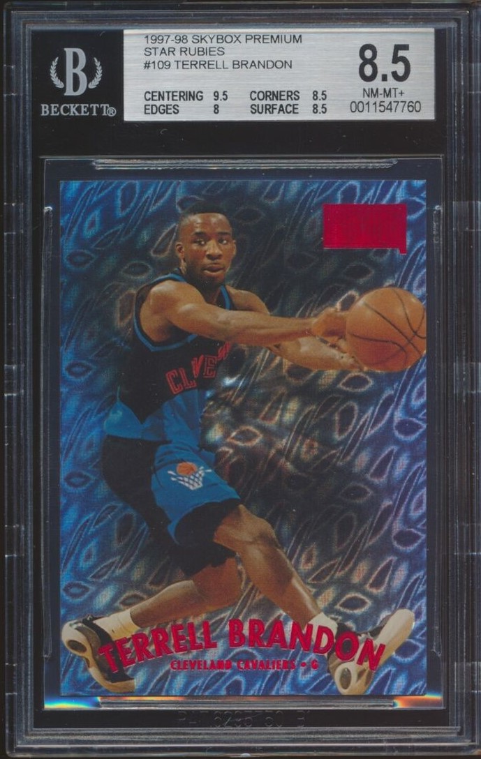 1997 Skybox Premium Terrell Brandon #109 card