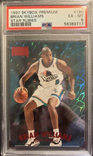 1997 Skybox Premium Brian Williams #180 card