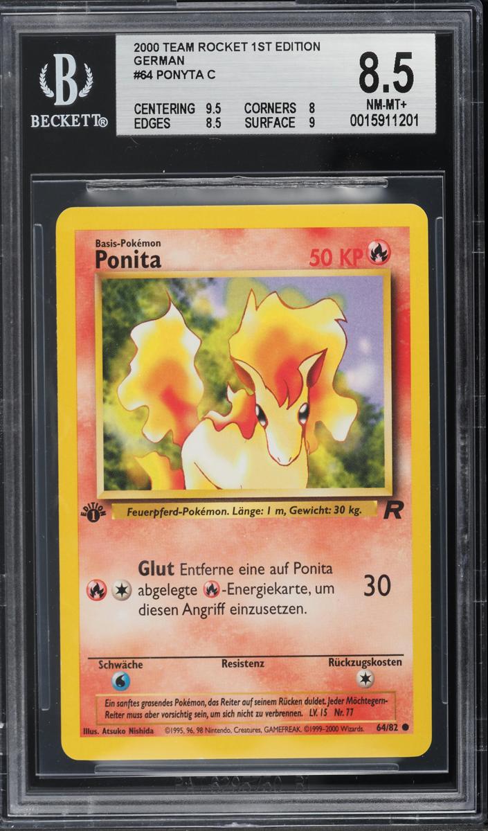 Ponyta 2000 Pokemon Team Rocket 1st Edition