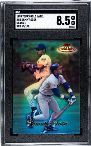 1998 Topps Gold Label Baseball Class 1 Red Sammy Sosa #83 SGC 8.5