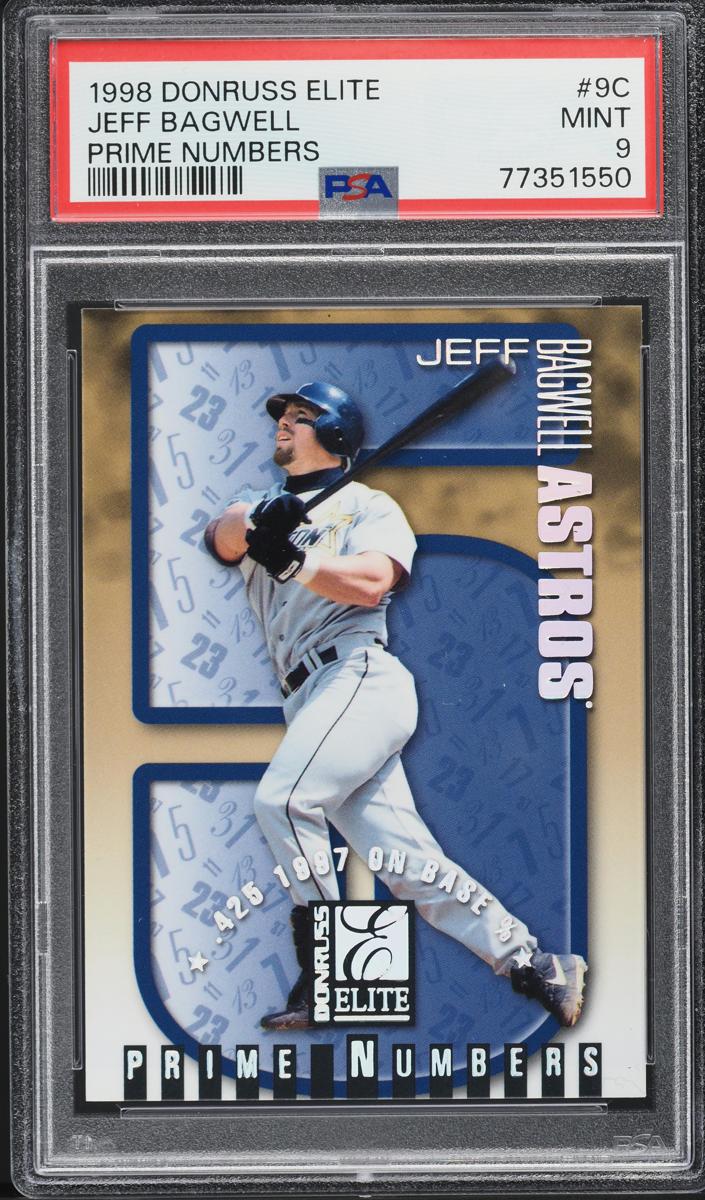 1998 Donruss Elite Baseball Jeff Bagwell #9c