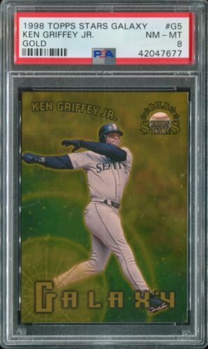 1998 Topps Stars Baseball Gold Ken Griffey Jr. #G5 PSA 8