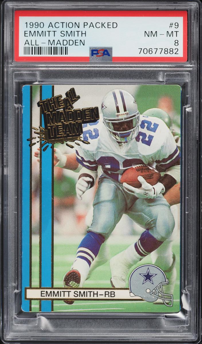 Emmitt Smith 1990 Action Packed All-Madden Football
