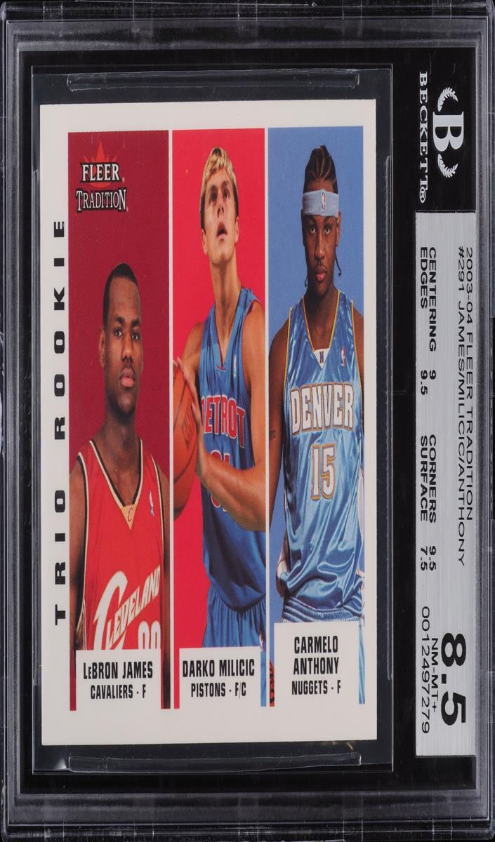 2003 Fleer Tradition Lebron James #291 card