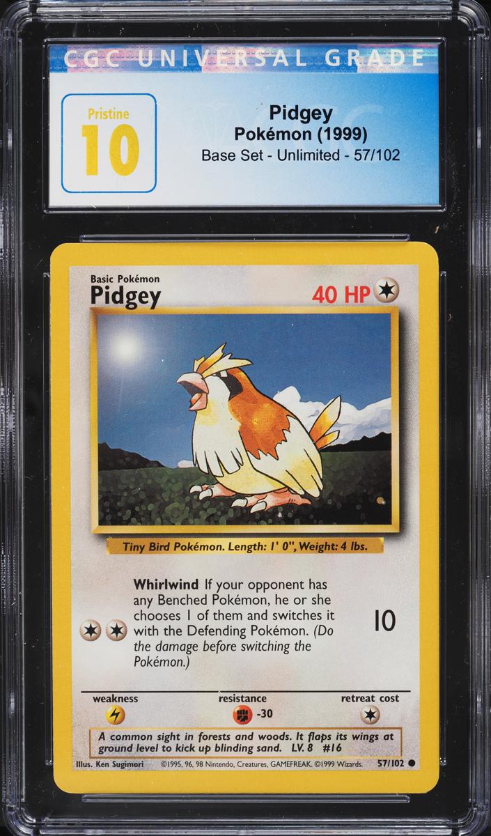 Pidgey 1999 Pokemon Base Set