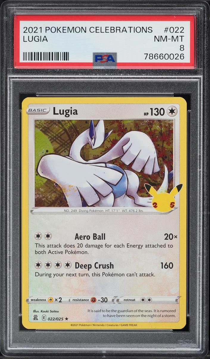 Lugia 2021 Pokemon Celebrations