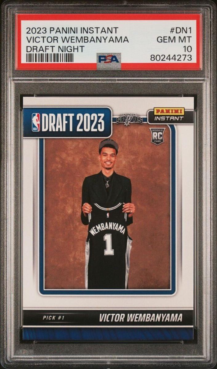 Victor Wembanyama - 2023 Panini Instant NBA Draft Night Basketball