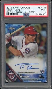 2016 Topps Chrome Baseball Blue Trea Turner #RA-TTU