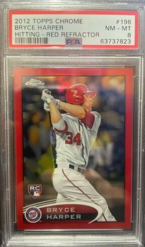 2012 Topps Chrome Bryce Harper [Red] #196 card