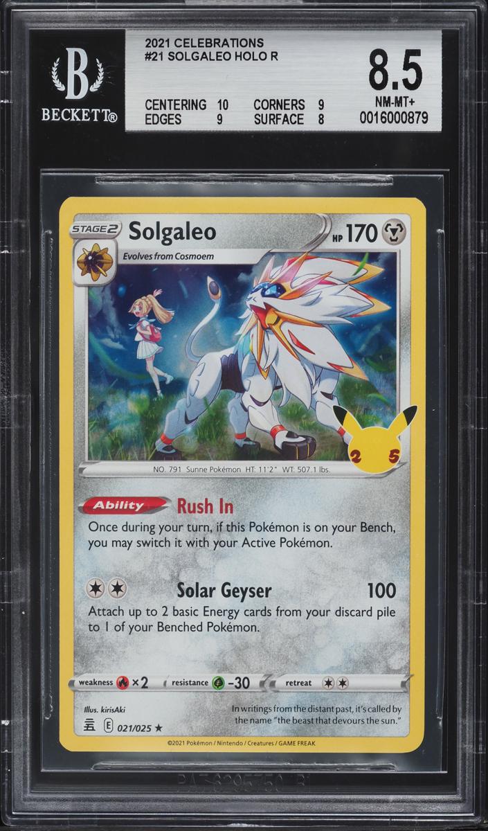 Solgaleo 2021 Pokemon Celebrations