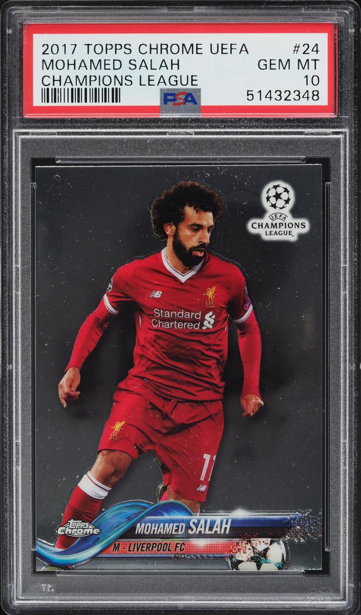 Mohamed Salah - 2017 Topps Chrome UEFA Champions League Soccer