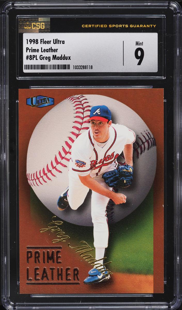 1998 Fleer Ultra Baseball Greg Maddux #8PL CSG 8.5