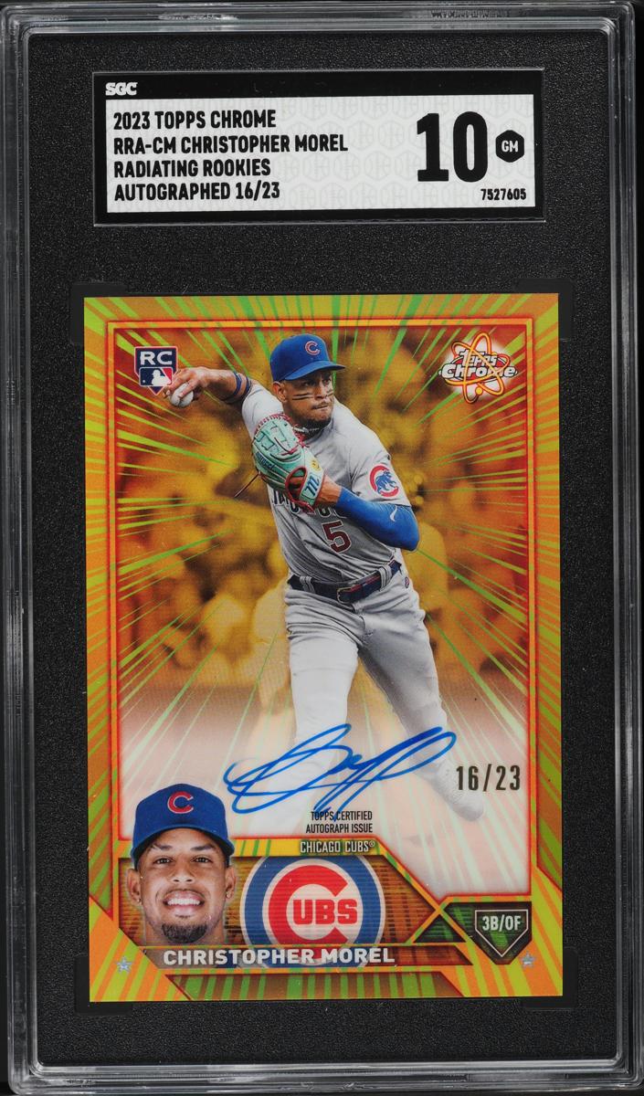 2023 Topps Chrome Baseball Christopher Morel #RRA-CM SGC 10