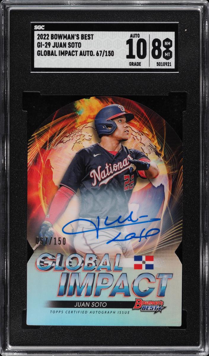 2022 Bowman's Best Baseball Juan Soto #GI-29