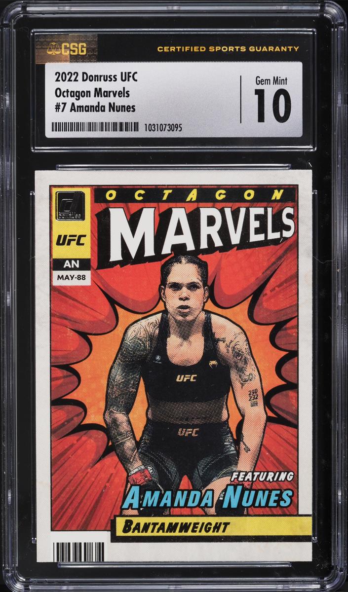 Amanda Nunes - 2022 Panini Donruss UFC
